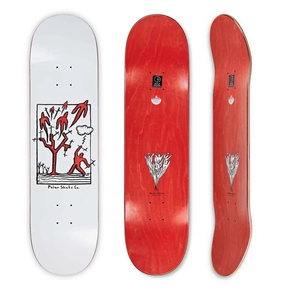 Polar Skate Co. Team Heaven 8.75 Deck White