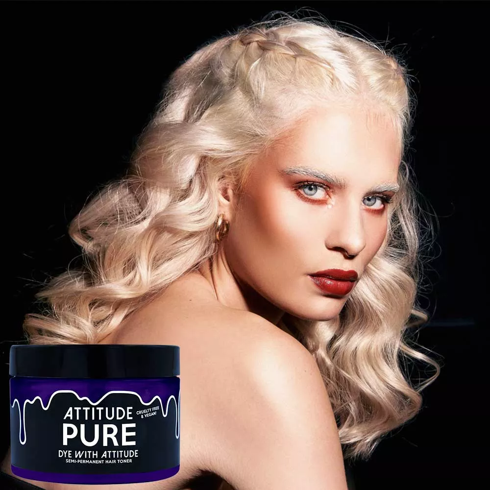 PURE WHITE TONER Haartönung Attitude