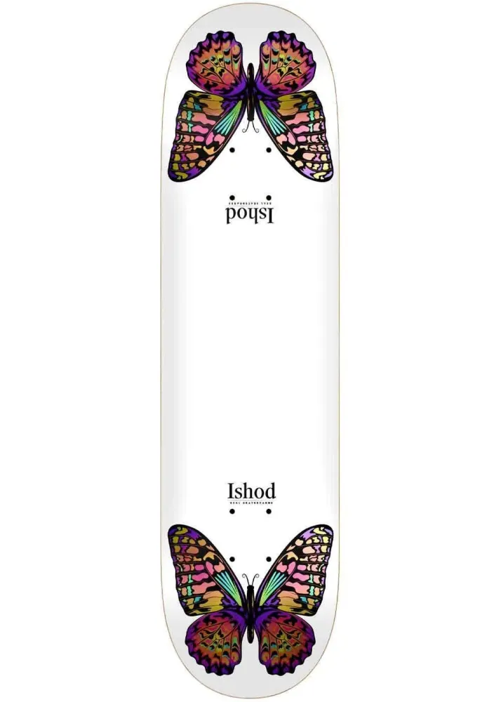 Real Ishod Monarch 8.25 Twin Tail Deck White
