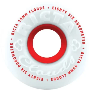 Ricta 86A 55mm Clouds White Red Wheels