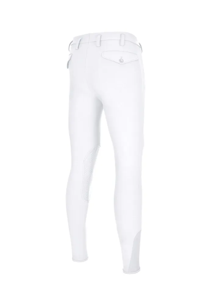 Rodrigo Herren Reithose mit Kniebesatz White 44