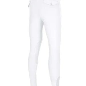 Rodrigo Herren Reithose mit Kniebesatz White 46