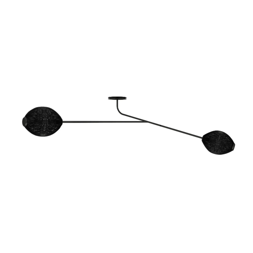 SATELLITE Wandleuchte schwarz