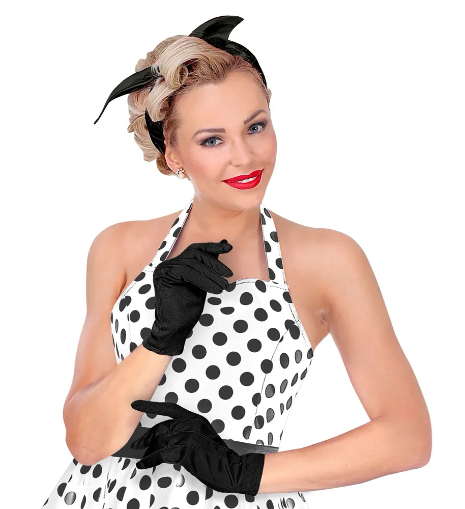 schwarze Handschuhe