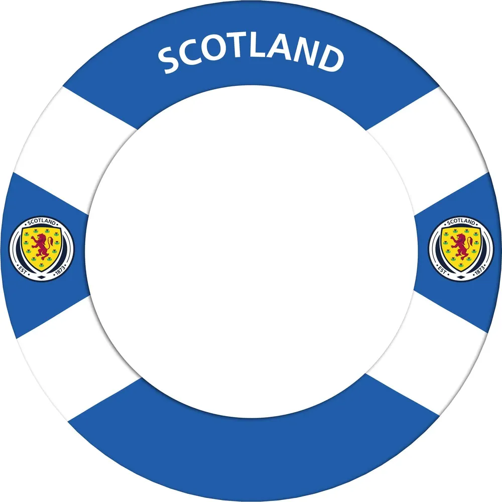 Scotland Football Dartboard Surround – Offizielles Lizenzprodukt – S2 – Blau