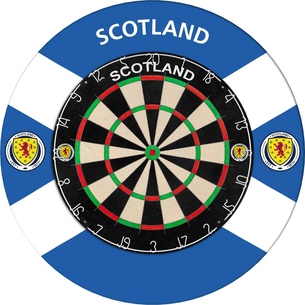Scotland Football Dartboard Surround – Offizielles Lizenzprodukt – S2 – Blau