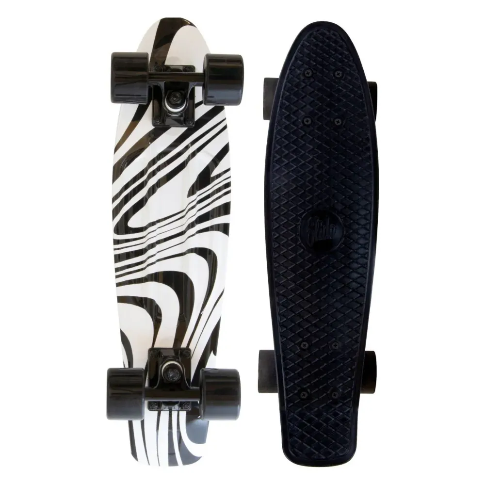 Slide Cruiser Board | 22-Zoll | Black & White
