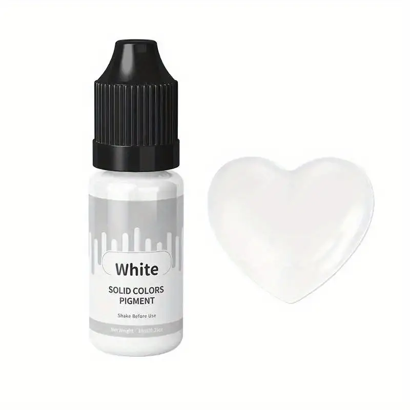 Solid Color Pigment Epoxy 10ml Macaron White