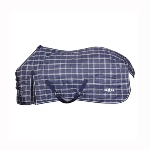 PP Stalldecke Medium, 200g Dark Blue/White 140