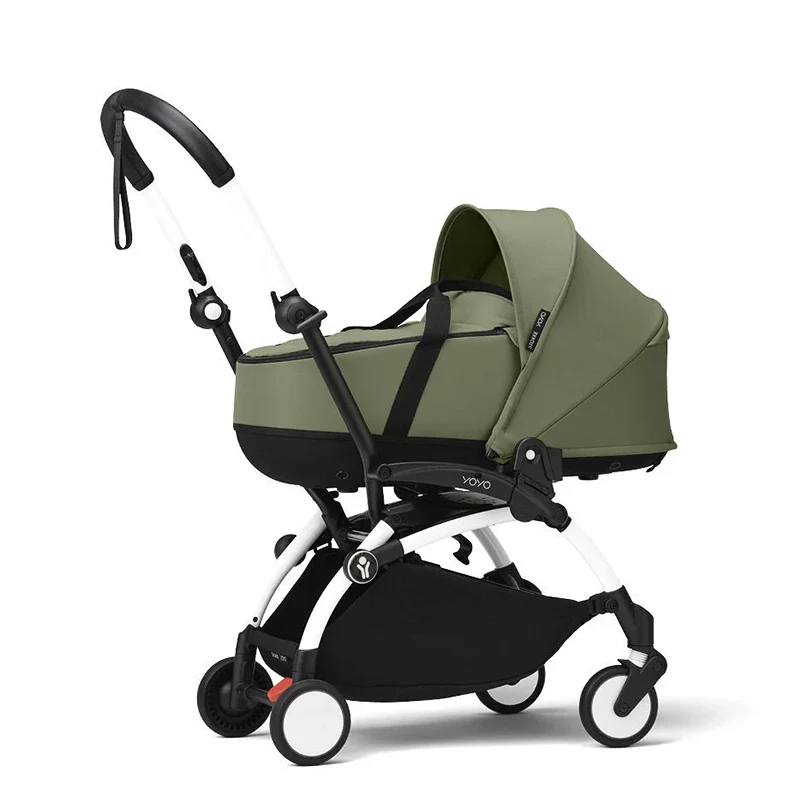 Stokke® YOYO³ mit Liegewanne White/Olive