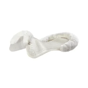 Therapeutisches Just Gel Pad Cut-Out mit Schaffell Transparent/White M