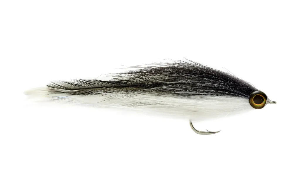 Two Tone Brushy Black/White