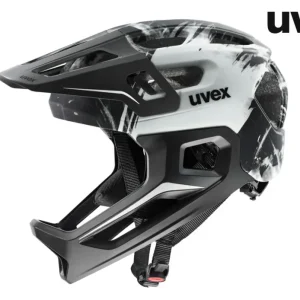 UVEX react jr. fullface Kinderhelm white matt