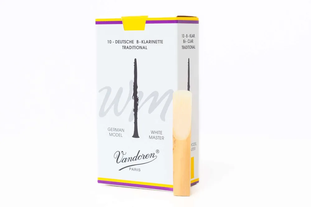 Vandoren White Master Traditional Blätter – Deutsche Bb-Klarinette | Stärke 3.0 | 10er Pack (Neu & OVP)