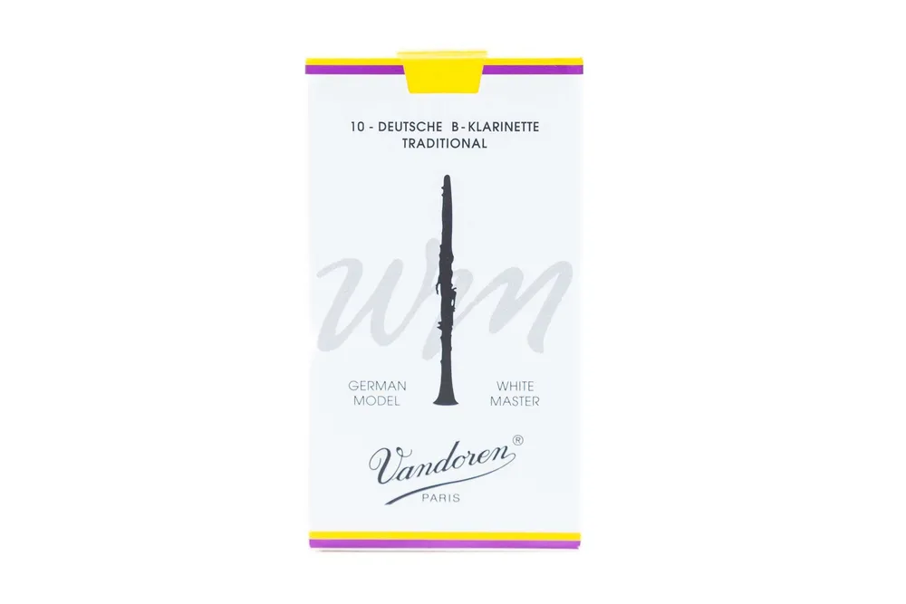 Vandoren White Master Traditional Blätter – Deutsche Bb-Klarinette | Stärke 3.0 | 10er Pack (Neu & OVP)
