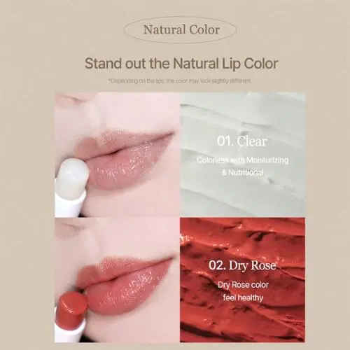 Vegan Melting Lip Balm 02. Dry Rose