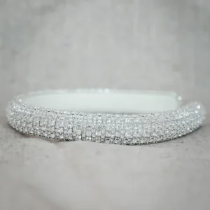 Verzierter Haarreif – Crystal White | Weat