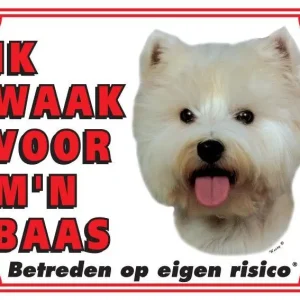 West Highland White Terrier Wachzeichen