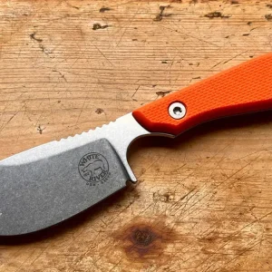 White River M1 Skinner, Orange G10, CPM-S35V