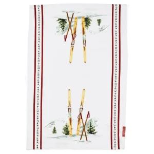 Winter Ski Geschirrtuch von Stonewall Kitchen (100% Baumwolle)
