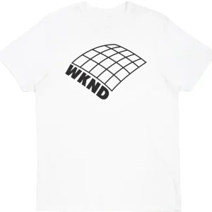 WKND On Plain Tee White
