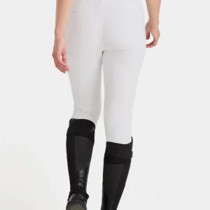 X-Perform Iconic Riding Damen Reithose mit Kniebesatz White 32