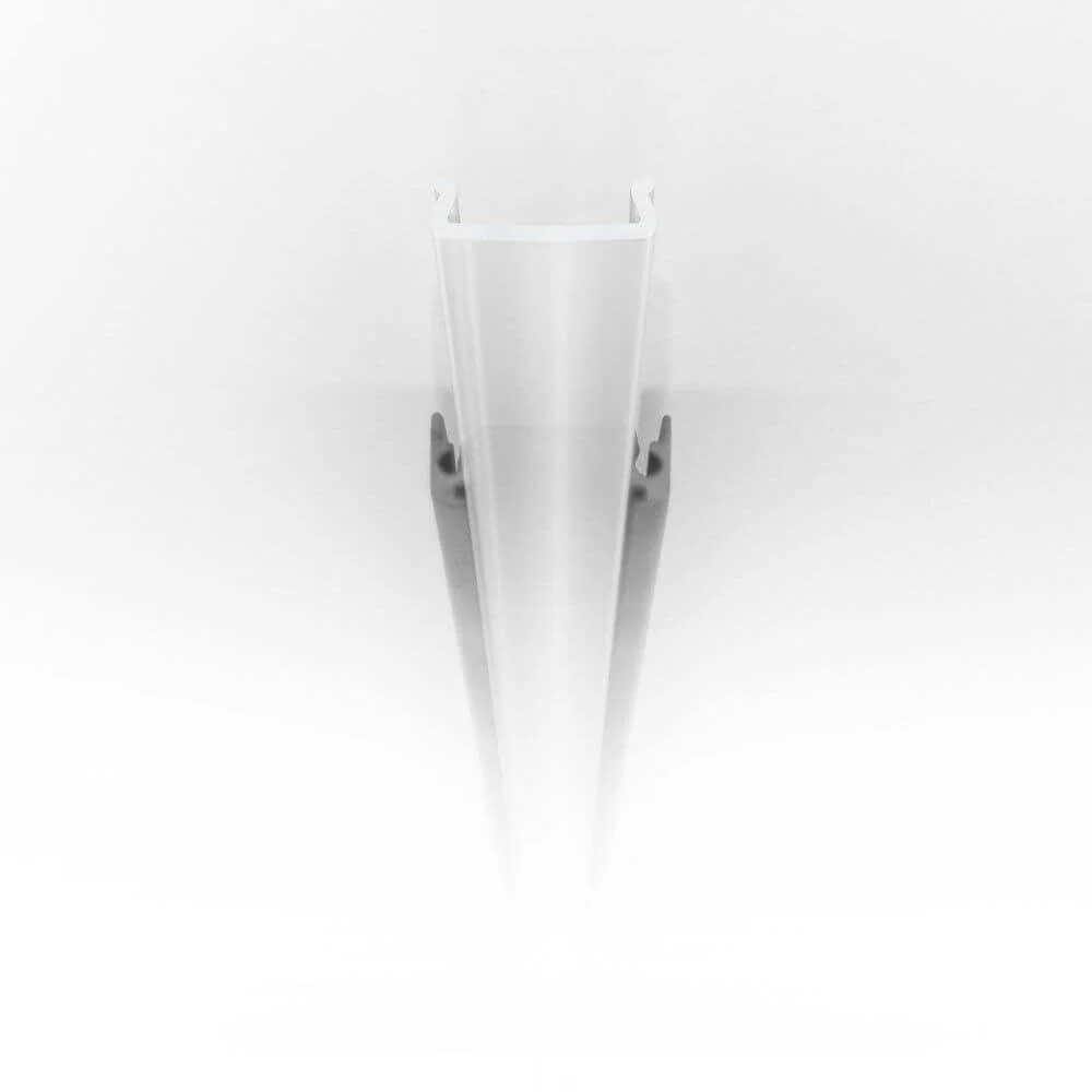 Abdeckung eckig 200cm Typ F Opalweiss