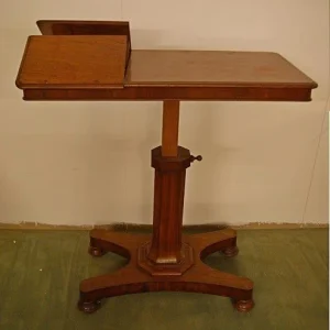 Antiker französischer Mahagoni-Stuhl aus der Mitte des 19. Jahrhunderts, 89 × 45 × 98 cm