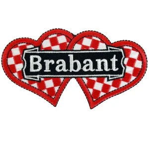 Anwendung Brabant doppelter bunter weißer Text