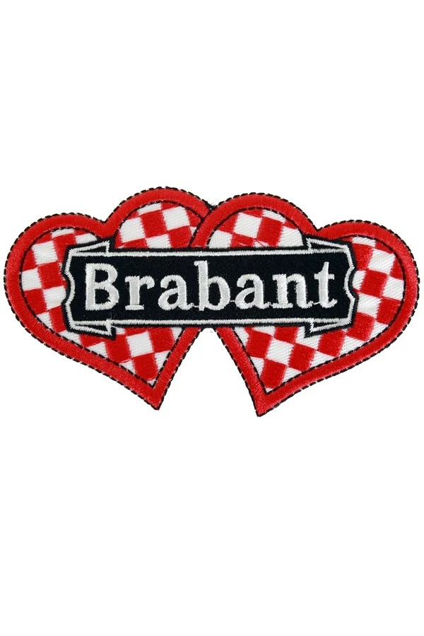 Anwendung Brabant doppelter bunter weißer Text
