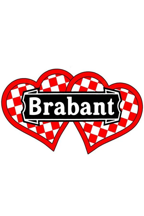 Anwendung Brabant doppelter bunter weißer Text