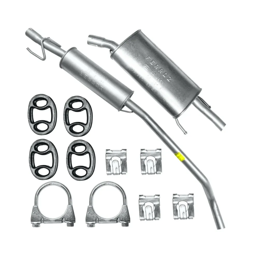 Auspuffanlage Schalldämpferset Auspuff für Opel Corsa 2 II B (03.1993-12.2000) 1.6 GSI Fließheck