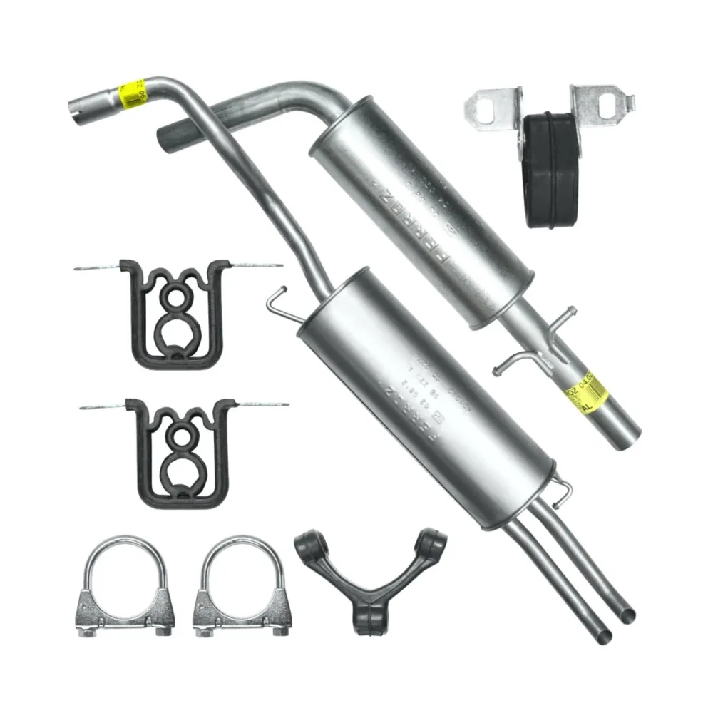 Auspuffanlage Schalldämpferset Auspuff für Seat Toledo 2 II (11.1998-10.2005) 1.6i Limousine