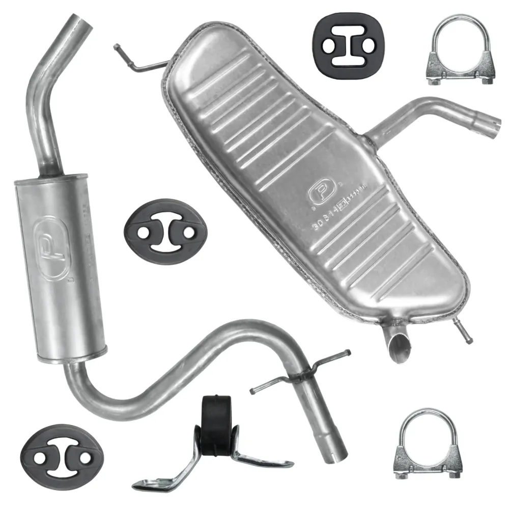 Auspuffanlage Schalldämpferset für Volkswagen Golf Plus 5 V Van 1.4 FSI (2003-07/2006)