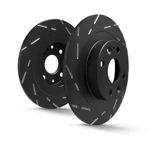 EBC Black Dash Disc Sportbremsscheibe Vorderachse USR1844 mit ABE für Audi A7 Sportback 3.0 TDI quattro (176kw/ 239PS) Bau...