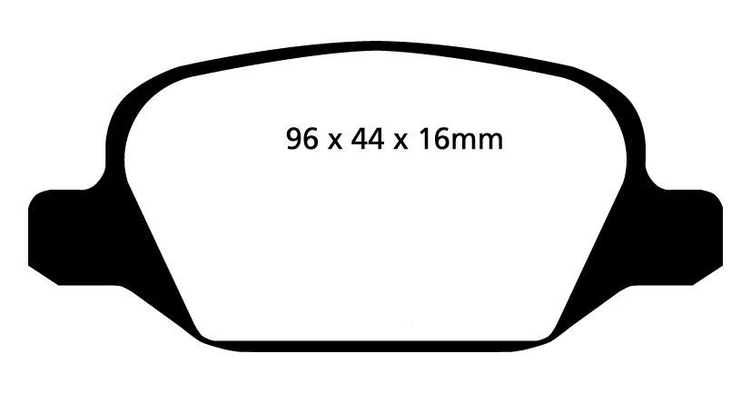 EBC Blackstuff Bremsbeläge Hinterachse DP1430 mit R90 für Alfa Romeo 147 1.9 JTDM (937.AXD1A 937.AXV1A 937.BXB1A) (85kw/ 1...