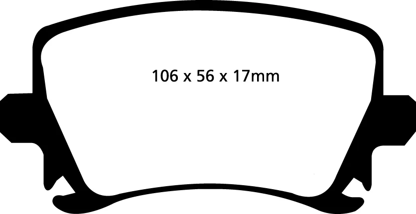 EBC Blackstuff Bremsbeläge Hinterachse DP1518 mit R90 für EBC SR-Bremsbeläge 3.0 TDI quattro (165kw/ 225PS) Baujahr: 05/04...