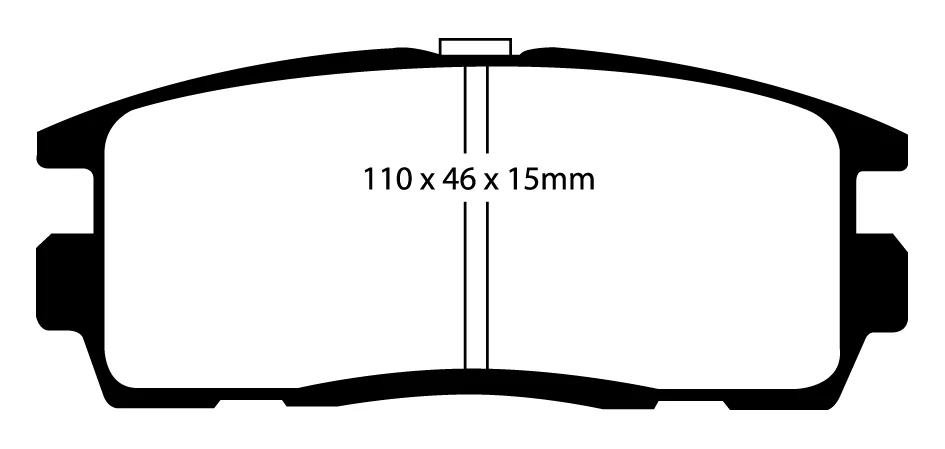 EBC Blackstuff Bremsbeläge Hinterachse DP1797 mit R90 für Pontiac Torrent 45385 Baujahr: 07- EBC Bremsen24
