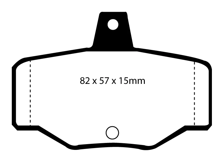 EBC Blackstuff Bremsbeläge Hinterachse DP834 mit R90 für Nissan Almera 2 2.2 dCi (100kw/ 136PS) Baujahr: 09/03- mit HSN TS...