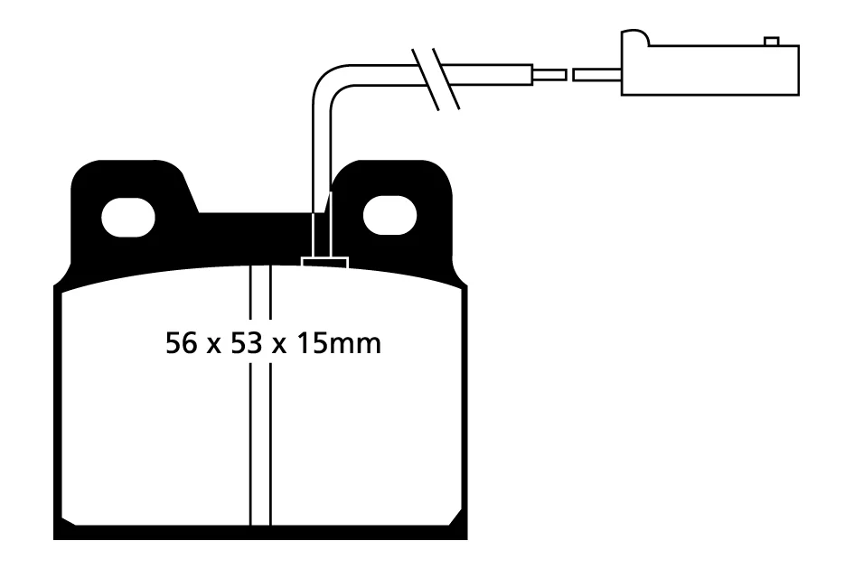 EBC Blackstuff Bremsbeläge Hinterachse DP916 ohne R90 für EBC RP-Bremsbeläge 45505 (90kw/ 122PS) Baujahr: 08/89-02/92 mit...