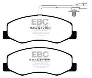 EBC Blackstuff Bremsbeläge Hinterachse DPX2085 mit R90 für Opel Movano B 2.3 CDTI RWD (74kw/ 101PS) Baujahr: 05/10- EBC Br...