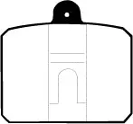 EBC Blackstuff Bremsbeläge Vorderachse DP159 ohne R90 für Skoda 105,12 1.2 120 L (35kw/ 48PS) Baujahr: 08/87-12/90 mit HSN...