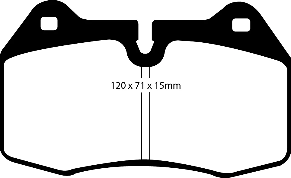 EBC Blackstuff Bremsbeläge Vorderachse DP1644 mit R90 für Infiniti G35 3.5 (Handschaltung,Brembo-Bremse) Baujahr: 45385 EB...