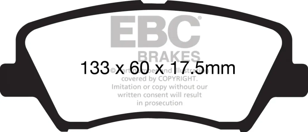 EBC Blackstuff Bremsbeläge Vorderachse DP1874 mit R90 für Kia CEE`D Sportswagon 1.6 GDI (99kw/ 135PS) Baujahr: 09/12- mit...