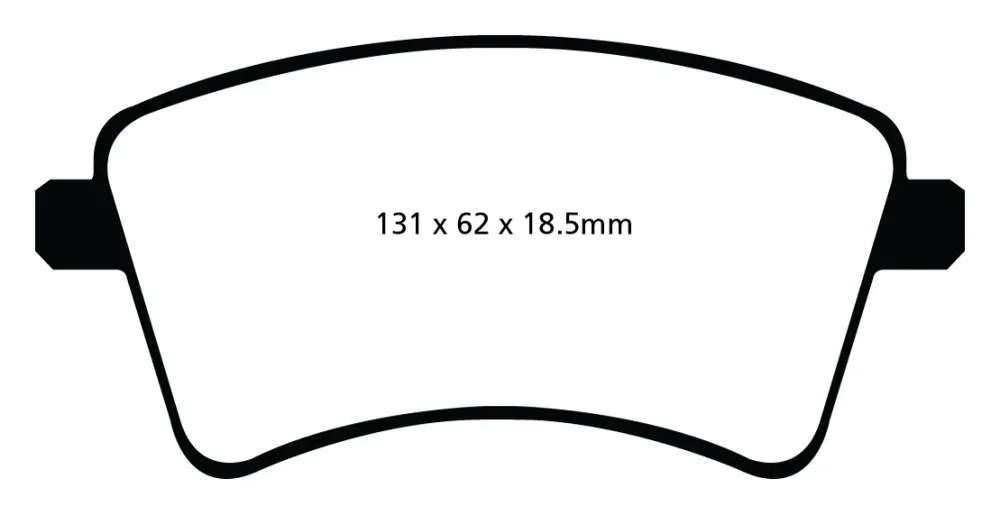 EBC Blackstuff Bremsbeläge Vorderachse DPX2033 mit R90 für Renault Kangoo / Grand Kangoo 1.5 dCi (KW0B) (63kw/ 86PS) Bauja...