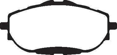 EBC Blackstuff Bremsbeläge Vorderachse DPX2176 ohne R90 für Toyota Auris 1.6 (ZRE181_ ZRE185_) (97kw/ 132PS) Baujahr: 10/1...
