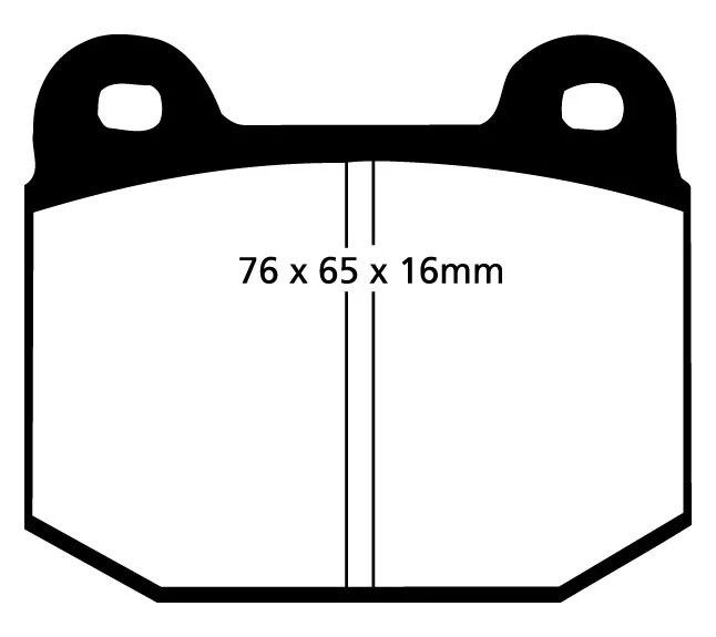 EBC Blackstuff Bremsbeläge Vorderachse und Hinterachse DP197 mit R90 für Opel Ascona B 1.3 N (44kw/ 60PS) Baujahr: 03/79/0...