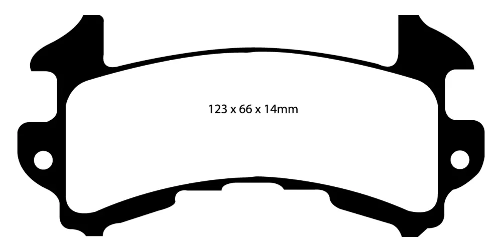 EBC Blackstuff Bremsbeläge Vorderachse und Hinterachse DP1146 ohne R90 für Buick Riviera alle Modelle Baujahr: 79-85 EBC B...