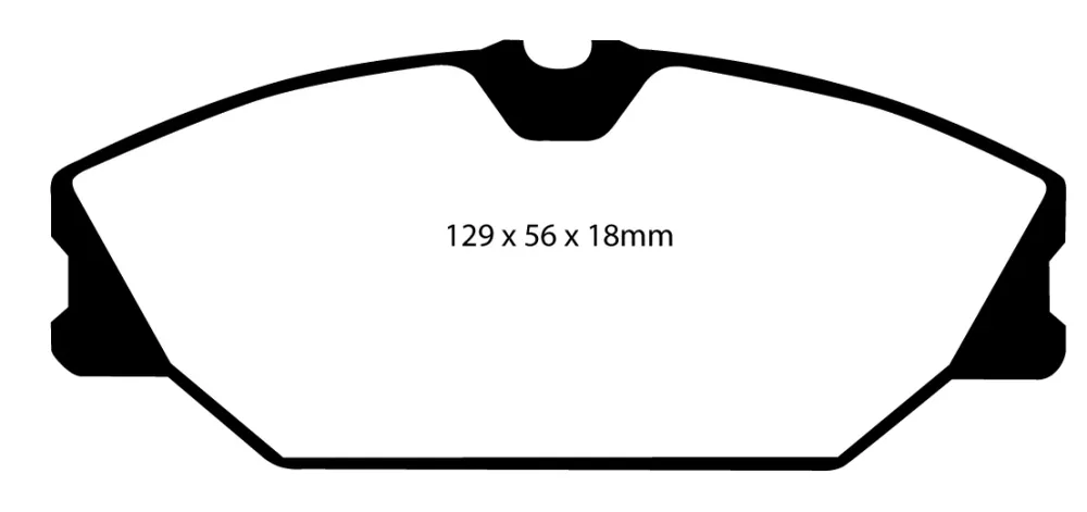 EBC Bluestuff NDX Bremsbeläge Vorderachse DP51369NDX mit R90 für Renault Megane 1 Coach 2.0 16V (102kw/ 139PS) Baujahr: 01...