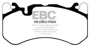 EBC Bluestuff NDX Bremsbeläge Vorderachse DP52081NDX mit R90 für Mercedes-Benz C-Klasse T-Model AMG C 63 (205.286) (350kw/...